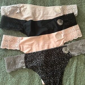 10 pair of New thong panties various brands